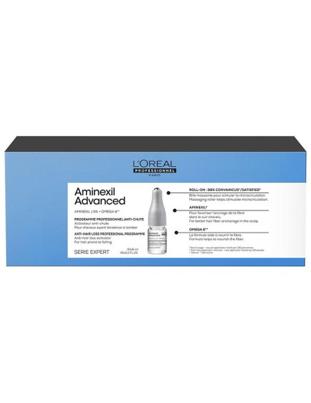 Aminexil Advanced Ampollas Enriquecidas Con Activos Dermatológicos Para Cabello 42 X 6 Ml