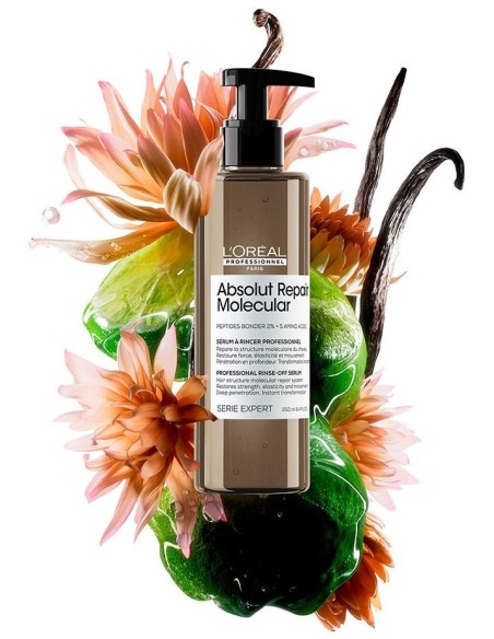 Absolut Repair Molecular Sérum Tratamiento Con Aclarado Profesional Para Cabello Dañado 250 Ml