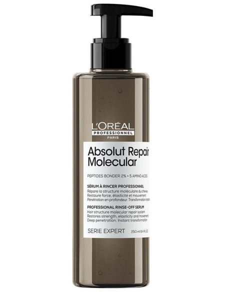 Absolut Repair Molecular Sérum Tratamiento Con Aclarado Profesional Para Cabello Dañado 250 Ml