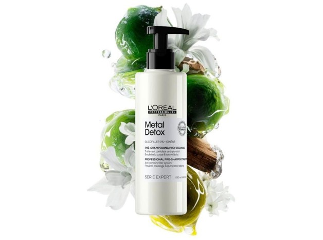 L'Oréal Metal Detox Tratamiento Pre Shampoo 250Ml