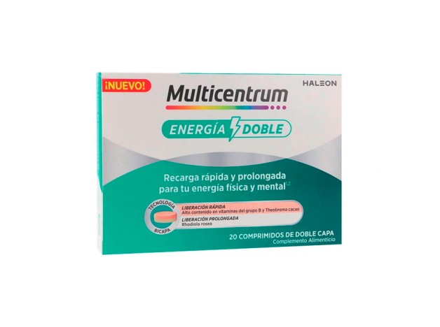 Multicentrum Energía Doble 20 comprimidos