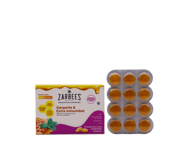 Zarbee's Garganta y Extra Inmunidad 24...