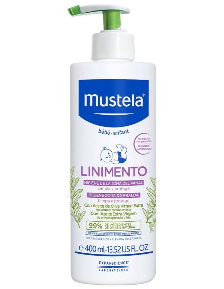 Linimento Cambio Pañal Bebe-Niño 400Ml.