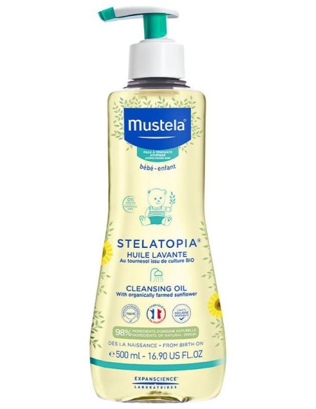 Stelatopia Aceite Baño-Ducha Bebe-Niño 500Ml.