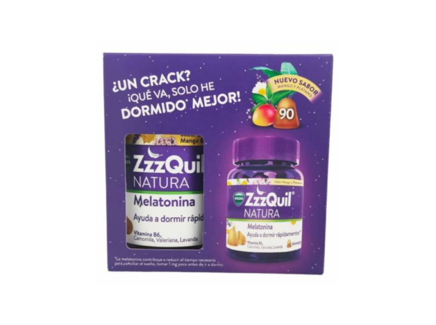 Zzzquil Melatonina Sabor Mango y Plátano 90...