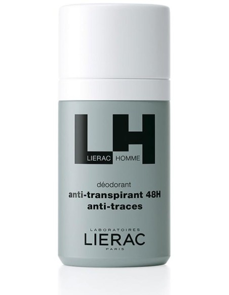 Lierac Homme Desodorante Anti-Transpirante 48H Anti-Trazas 50Ml