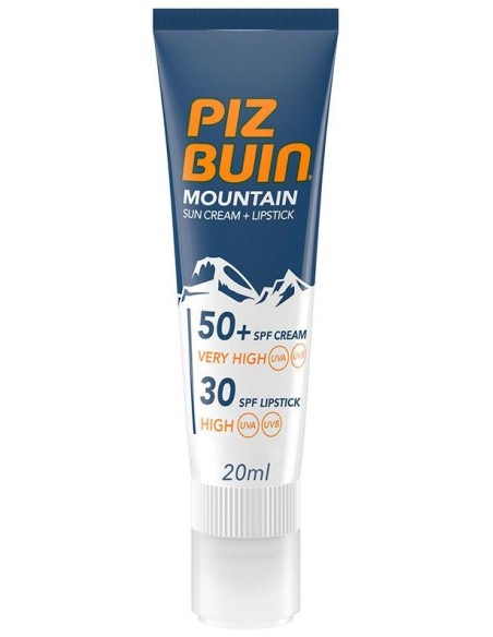 Mountain Spf50+ Suncream 20 Ml + Lipstick F20 2,3 Ml