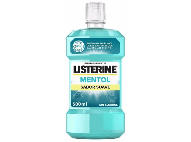 Listerine Enjuague Bucal Mentol Sabor Suave Sin...