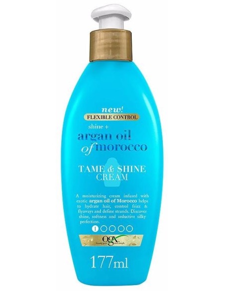 Tame %26  Shine Styling Hair Cream Argan Oil 177 Ml