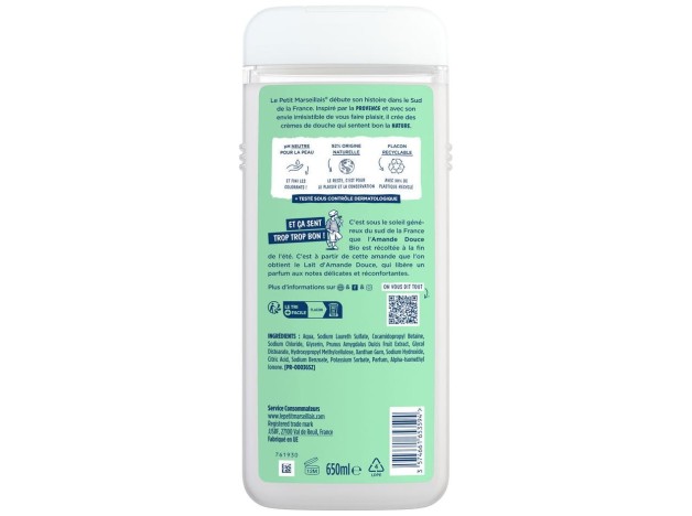 Le Petit Marseillais Gel Baño Leche De...