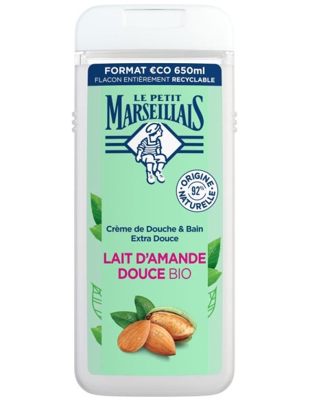 Le Petit Marseillais Gel Baño Leche De Almendras Bio 650Ml
