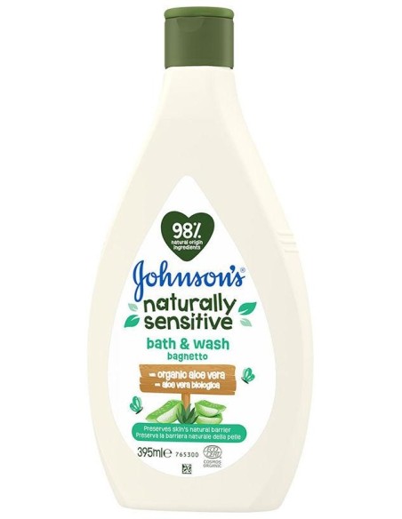 Baby Bio Naturally Sensitive Gel Baño Aloe Vera 395 Ml