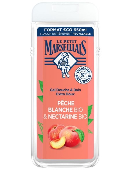 Le Petit Marseillais Gel Baño Melocotón Y Albaricoque Bio 650Ml