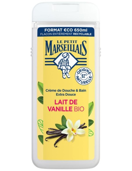 Le Petit Marseillais Gel Baño Leche De Vainilla Bio 650Ml