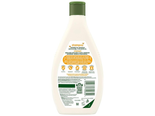 Baby Bio Naturally Sensitive Champú Aloe Vera...