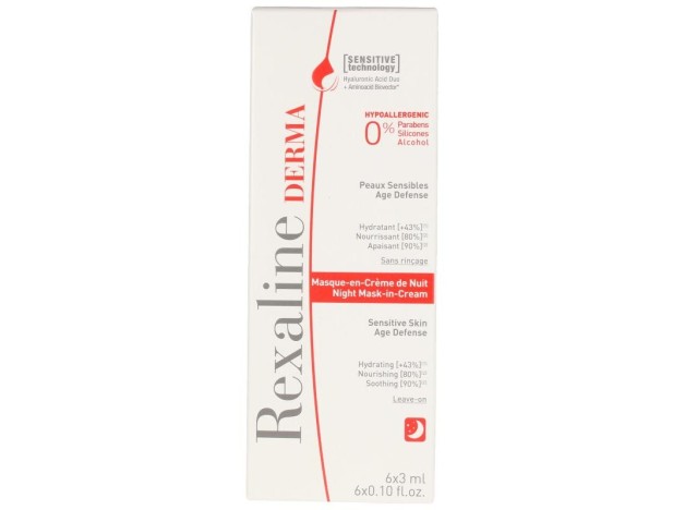 Rexaline Derma Night Mask-In-Cream 6X3Ml