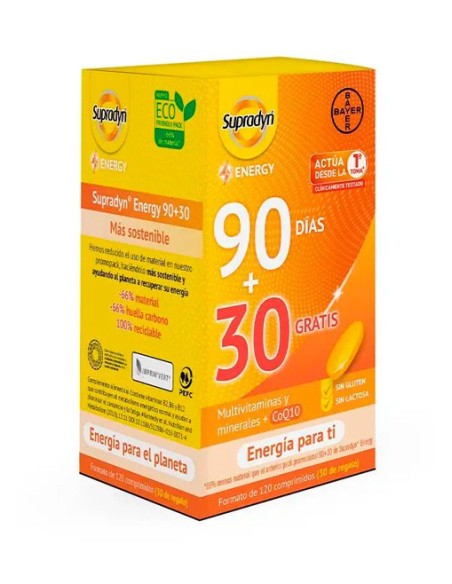 Supradyn Energy 90 + 30 Comprimidos
