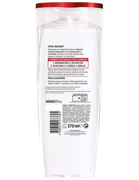 L'Oreal Elvive Total Repair 5 Champú Reparador 380Ml