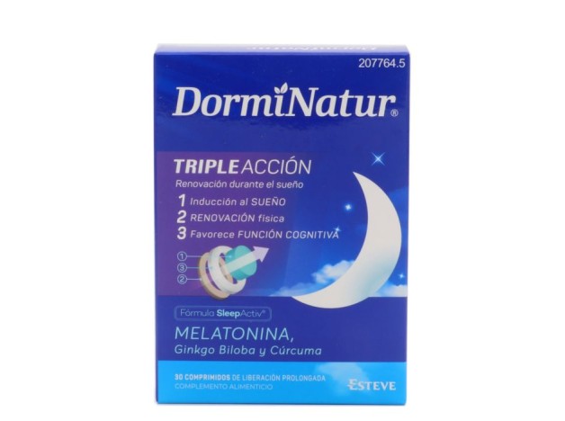 DormiNatur Triple Acción 30 Comprimidos de...