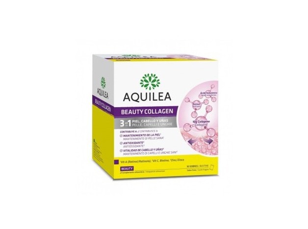 Aquilea Beauty Collagen 3 en 1 piel, cabello y...