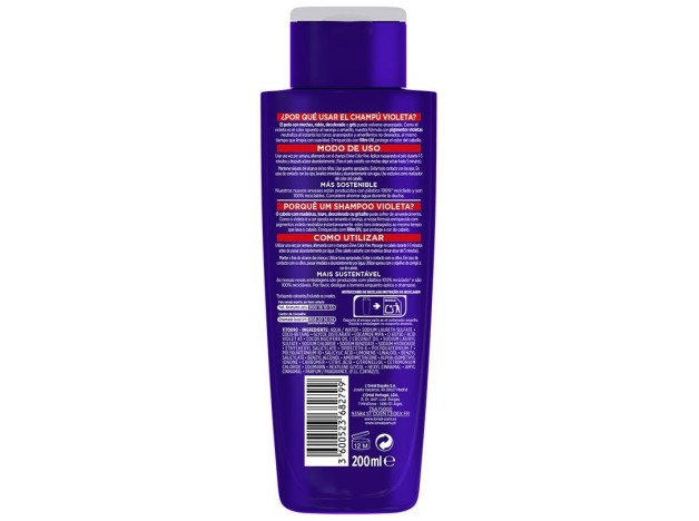 Elvive Color-Vive Violeta Champú Matizador 200 Ml
