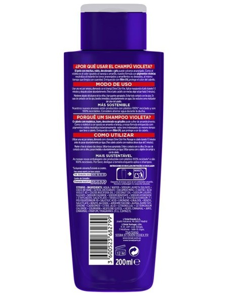 Elvive Color-Vive Violeta Champú Matizador 200 Ml