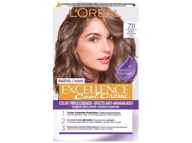 Excellence Creme Tinte 7,11-Rubio Ceniza...