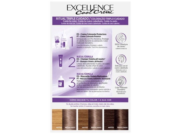 Excellence Creme Tinte 7,11-Rubio Ceniza...