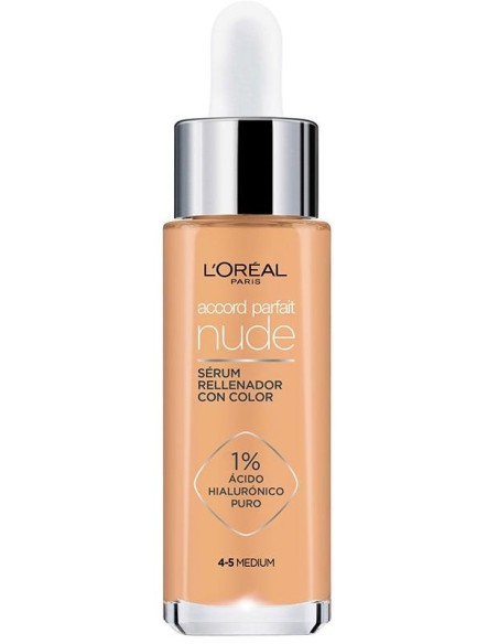 L'Oréal Accord Parfait Nude Serum 4-5 Medium 30Ml