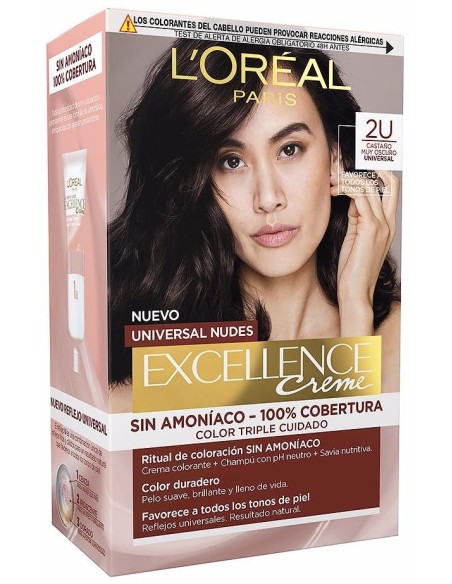 L'Oréal Excellence Creme Universal Nudes 2U Darkest Brunette 1Ud