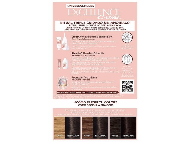 L'Oréal Excellence Creme Universal Nudes 2U...