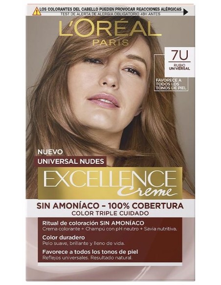 L'Oréal Excellence Creme Universal Nudes 7U Blonde 1Ud