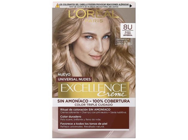 Excellence Creme Universal Nudes Tinte 8U-Light...