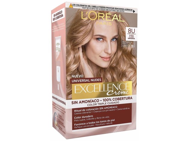 Excellence Creme Universal Nudes Tinte 8U-Light...