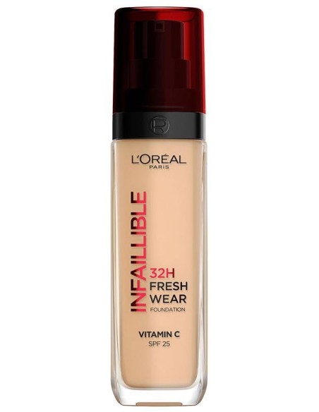 L'Oréal Infalible Fresh Wear 32H Spf25 Vitamina C 225 Sable Beige 30Ml