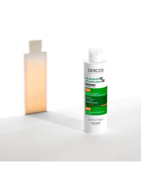 Vichy Dercos Champú Acondicionador Anticaspa DS 2 en 1 200 ml