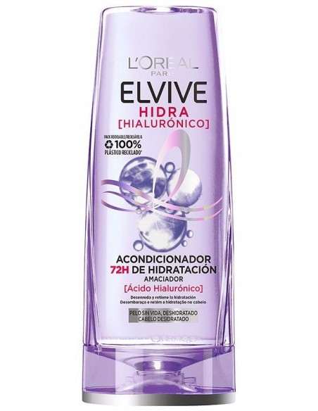 L'Oréal Elvive Hidra Hialurónico Acondicionador 72H Hidratación 300Ml