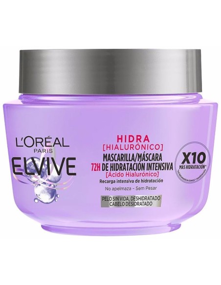 L'Oréal Elvive Hidra Hialurónico Mascarilla 72H Hidratación 300Ml