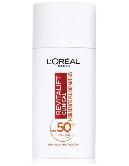 L'Oréal Revitalift Clinical Hidratante Fluido Anti-Uv Spf50+ 50Ml