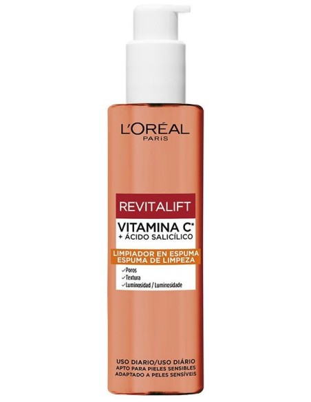 Revitalift Vitamina C + Ácido Salicíco Limpiador En Espuma 150 Ml