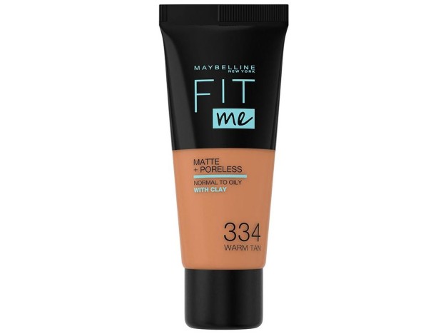 Fit Me! Matte+Poreless Foundation 334-Warm Tan...