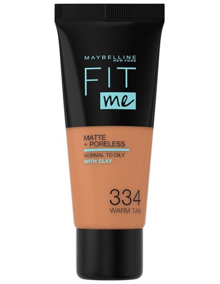 Fit Me! Matte+Poreless Foundation 334-Warm Tan 30 Ml