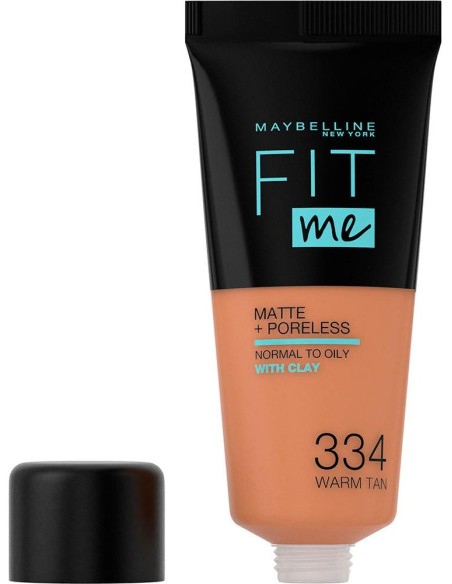 Fit Me! Matte+Poreless Foundation 334-Warm Tan 30 Ml