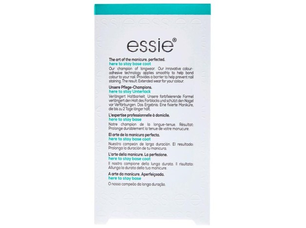 Essie Here To Stay Base Esmalte Uñas Larga...