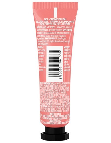 Cheek Heat Sheer Gel-Cream Blush 30-Coral Ember