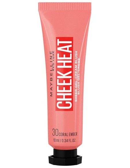 Cheek Heat Sheer Gel-Cream Blush 30-Coral Ember