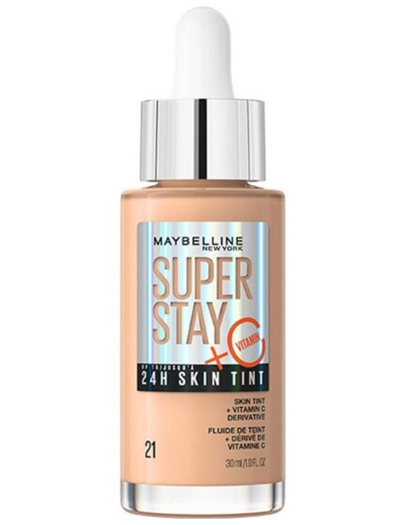 Maybelline Superstay 24H Skin Tint + Vitamina C Foundation 21 30Ml