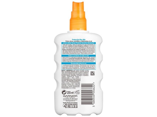 Garnier Sensitive Advanced Vaporizador Fps50+...