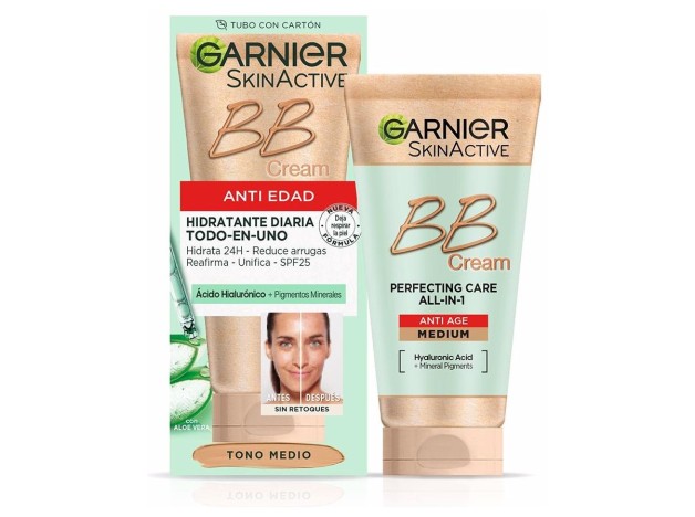 Garnier Skin Naturals Bb Cream Antiedad Medium...
