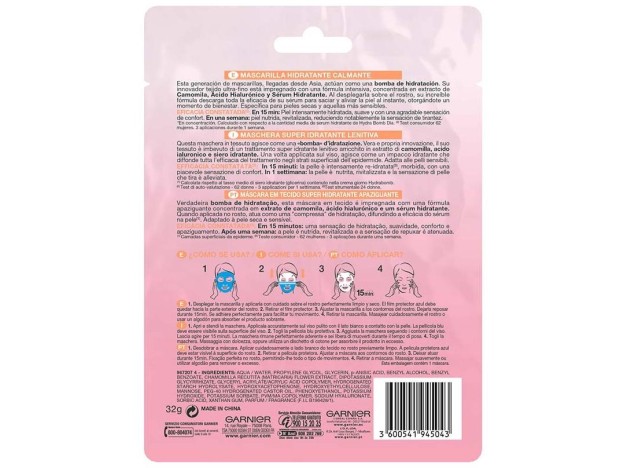Garnier Skinactive Hydrabomb Mask Facial...